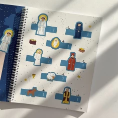 Книга з наліпками. Святонаближаріум. Різдво - Ганна Булгакова Книга з наліпками. Святонаближаріум. Різдво - Ганна Булгакова