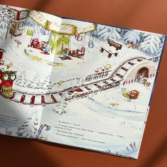 Книга Різдвяна пригода паровозика - Анна Рюхе