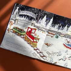 Книга Різдвяна пригода паровозика - Анна Рюхе