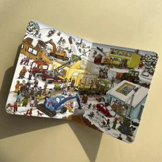 Книга Міні віммельбух. На будівництві - Ізабель Гьонтген