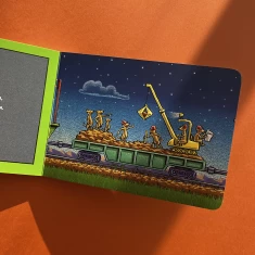 Книга Потяг-дрімотяг. 1-2-3 - Шеррі Даскі Рінкер