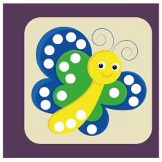 Пальчикова розмальовка 1 рівень Пальчикова розмальовка 1 рівень