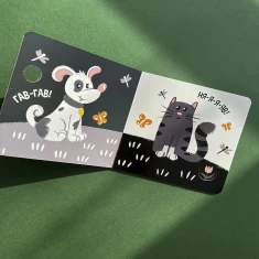 Комплект із чотирьох книг для немовляти Моя контрастна книжечка