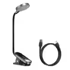 Настільна світлодіодна лампа Baseus Comfort Reading Mini Clip Lamp Dark Grey (DGRAD-0G)