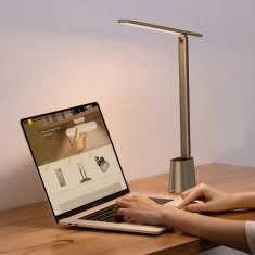 Настільна світлодіодна акумуляторна лампа Baseus Smart Eye Series Charging Folding Smart Light Grey (DGZG-0G)