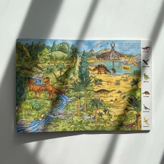 Книга Мій великий віммельбух. Динозаври