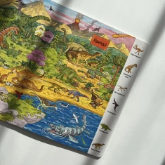 Книга Мій великий віммельбух. Динозаври