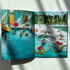 Книга Хлюп-плюсь! Еміль вчиться плавати - Гюнтер Якобз