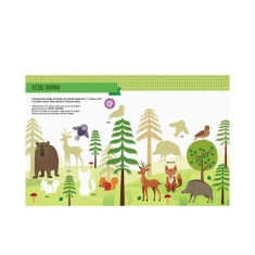 Книга Монтессорі: світ досягнень. Моя перша книга з фантастичними наліпками. У лісі - Кьяра Піродді